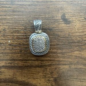 David Yurman diamond and gold Pendant